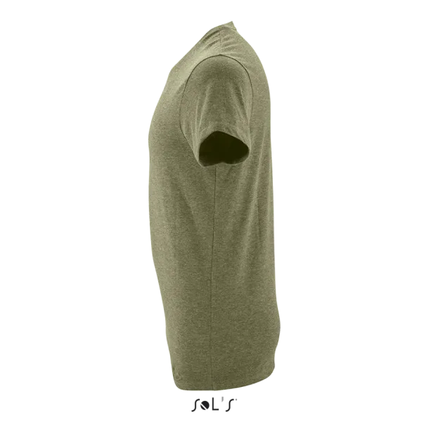 SOL'S REGENT FIT Muška kratka majica s okruglim ovratnikom, 150 g/m2 - SOL'S Heather Khaki