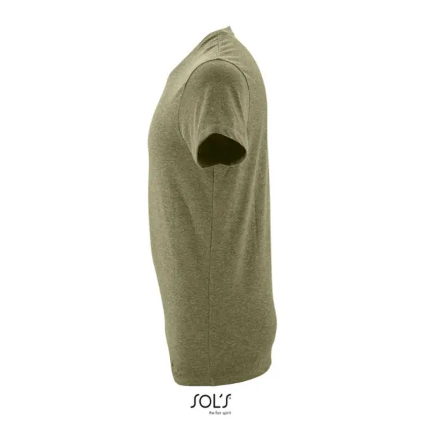 SOL'S REGENT FIT Muška kratka majica s okruglim ovratnikom, 150 g/m2 - SOL'S Heather Khaki