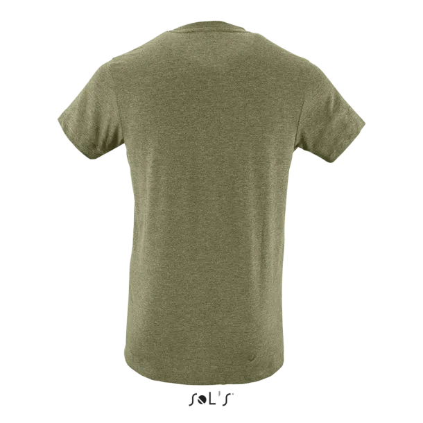 SOL'S REGENT FIT SOL'S REGENT FIT - MEN’S ROUND NECK CLOSE FITTING T-SHIRT - SOL'S Heather Khaki