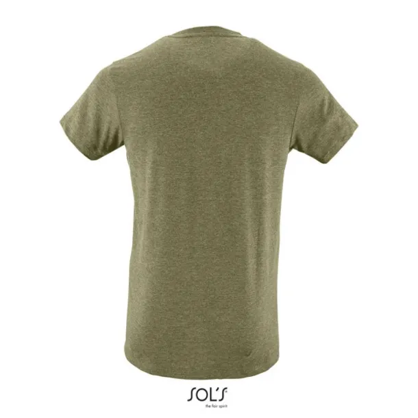 SOL'S REGENT FIT Muška kratka majica s okruglim ovratnikom, 150 g/m2 - SOL'S Heather Khaki