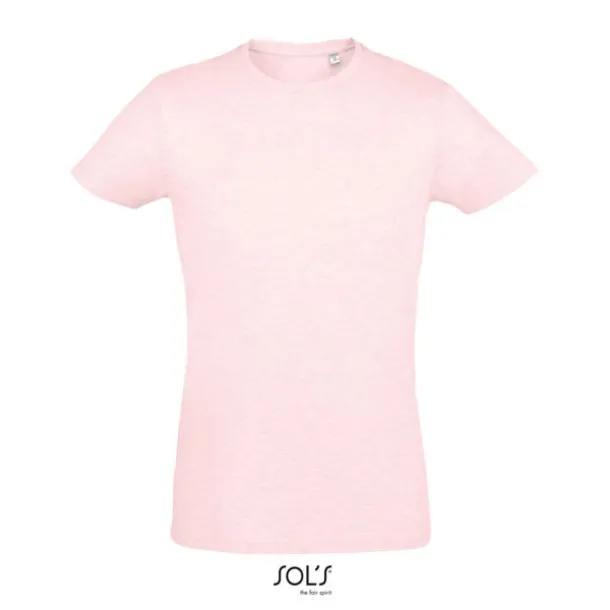 SOL'S REGENT FIT SOL'S REGENT FIT - MEN’S ROUND NECK CLOSE FITTING T-SHIRT - SOL'S Heather Pink