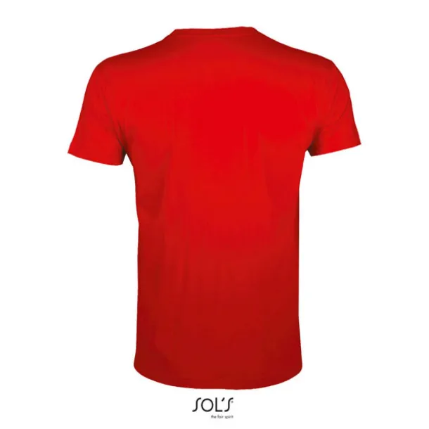 SOL'S REGENT FIT Muška kratka majica s okruglim ovratnikom, 150 g/m2 - SOL'S Crvena