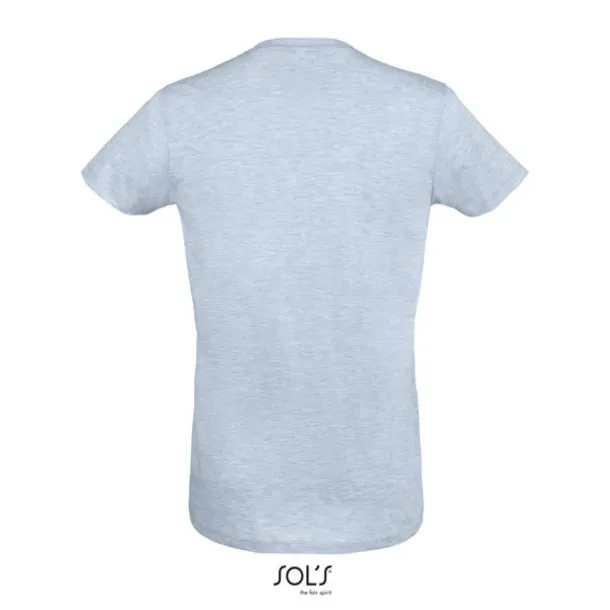 SOL'S REGENT FIT Muška kratka majica s okruglim ovratnikom, 150 g/m2 - SOL'S Heather Sky