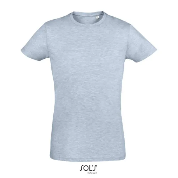 SOL'S REGENT FIT Muška kratka majica s okruglim ovratnikom, 150 g/m2 - SOL'S Heather Sky
