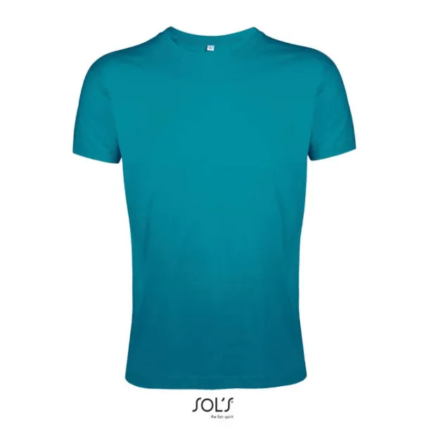 SOL'S REGENT FIT Muška kratka majica s okruglim ovratnikom, 150 g/m2 - SOL'S Duck Blue