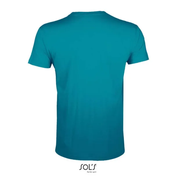 SOL'S REGENT FIT Muška kratka majica s okruglim ovratnikom, 150 g/m2 - SOL'S Duck Blue