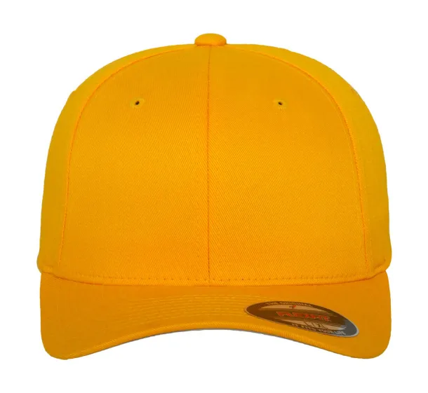  Fitted Baseball Cap - Flexfit Gold