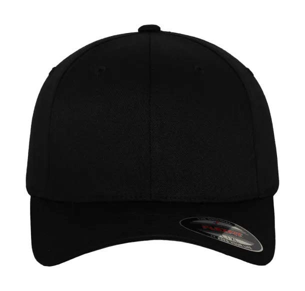  Fitted Baseball Cap - Flexfit Black Black