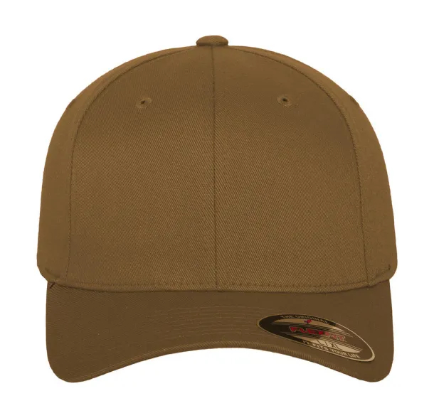  Fitted Baseball Cap - Flexfit Khaki