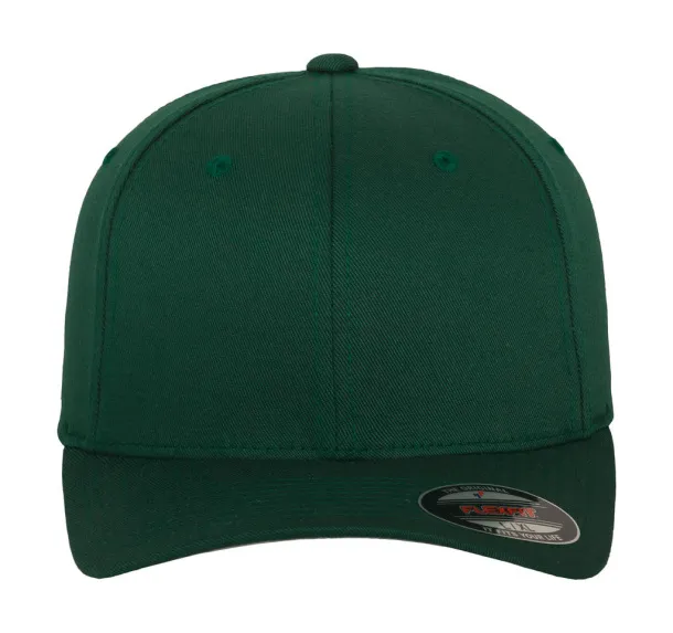  Fitted Baseball Cap - Flexfit Dark Leaf Green