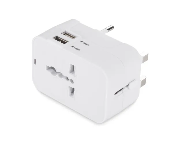 WELT Travel adapter White