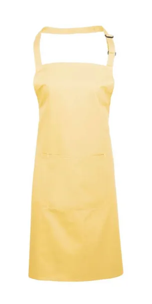  ‘COLOURS’ BIB APRON WITH POCKET - Premier Lemon