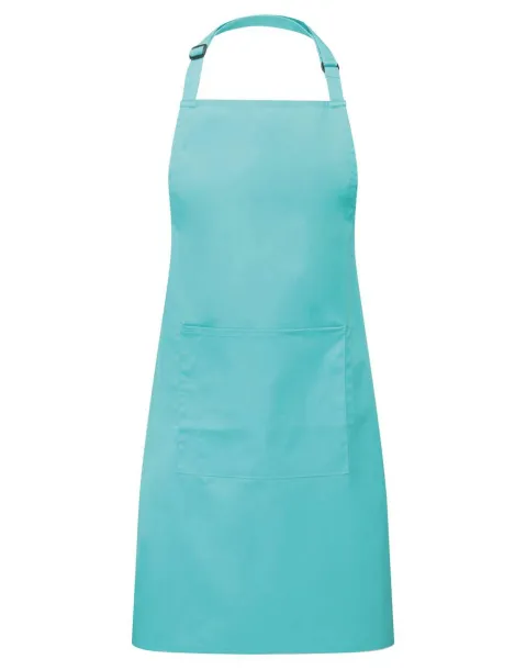  ‘COLOURS’ BIB APRON WITH POCKET - Premier Duck Egg Blue