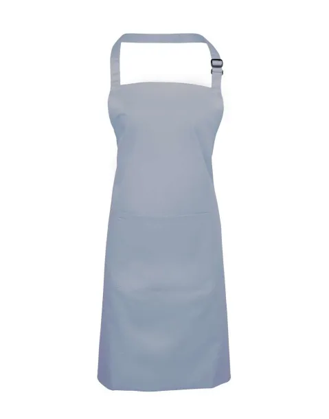  ‘COLOURS’ BIB APRON WITH POCKET - Premier Blue Denim