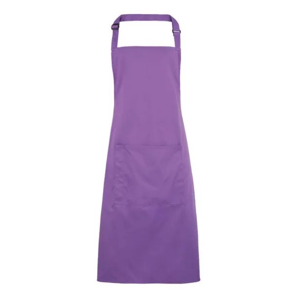  ‘COLOURS’ BIB APRON WITH POCKET - Premier Rich Violet