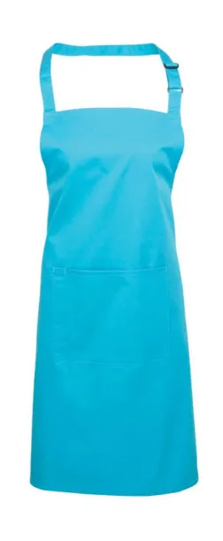  ‘COLOURS’ BIB APRON WITH POCKET - Premier Turquoise