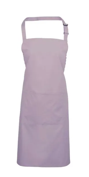  ‘COLOURS’ BIB APRON WITH POCKET - Premier Lilac