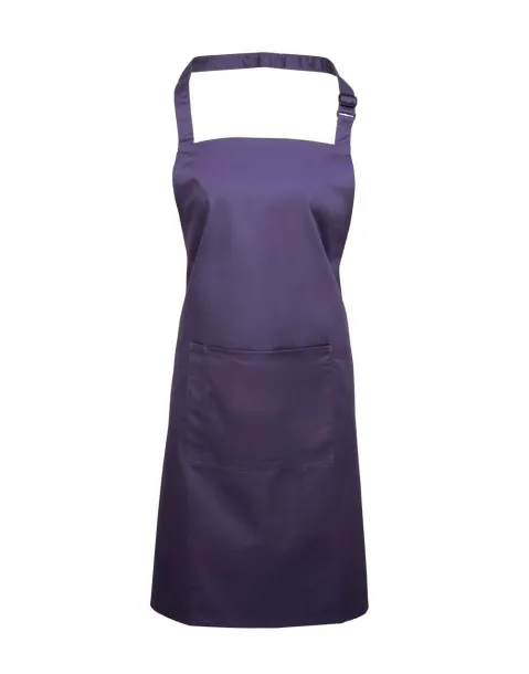  ‘COLOURS’ BIB APRON WITH POCKET - Premier Ljubičasta