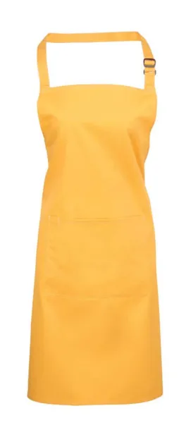  ‘COLOURS’ BIB APRON WITH POCKET - Premier Sunflower