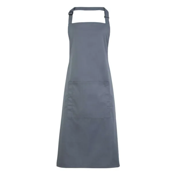  ‘COLOURS’ BIB APRON WITH POCKET - Premier Steel