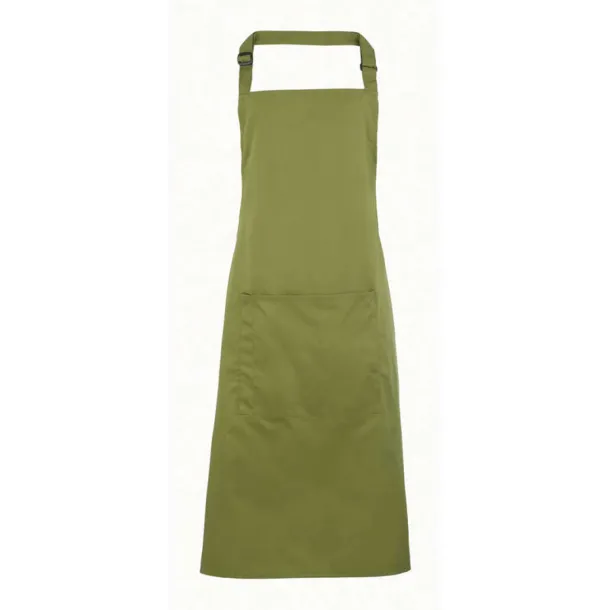  ‘COLOURS’ BIB APRON WITH POCKET - Premier Oasis Green