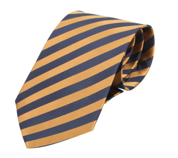 Tienamic tie Yellow Brown