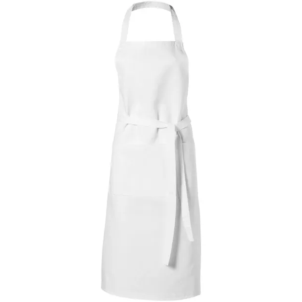 Viera apron with 2 pockets - Unbranded White