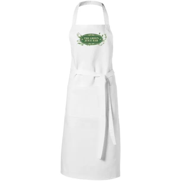 Viera apron with 2 pockets - Unbranded White