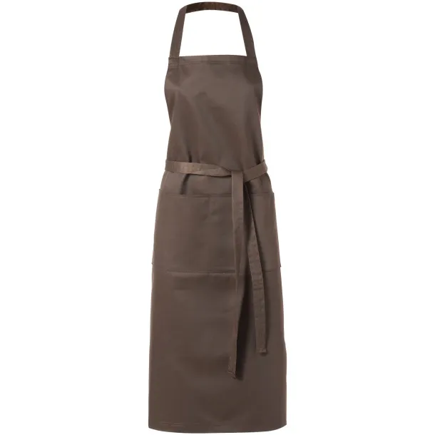 Viera apron with 2 pockets Brown