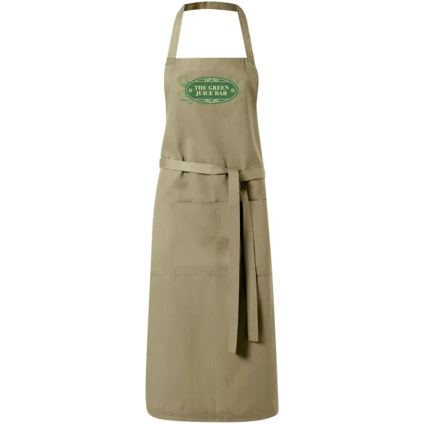 Viera apron with 2 pockets Khaki