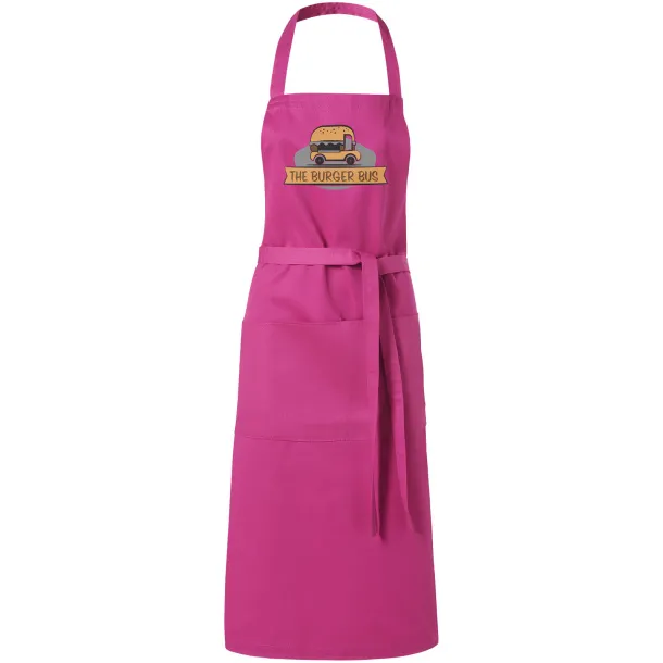 Viera apron with 2 pockets - Unbranded Magenta