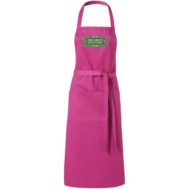 Viera apron with 2 pockets Magenta