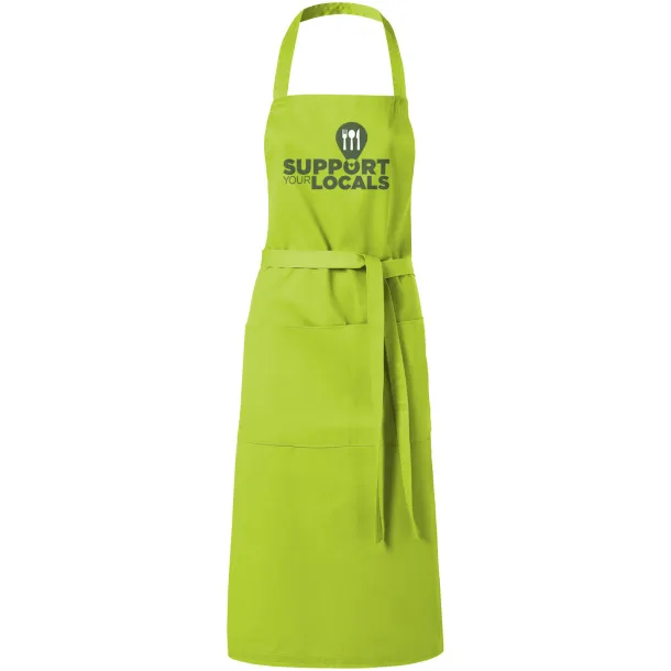 Viera apron with 2 pockets Lime