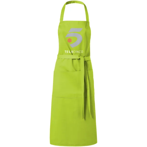 Viera apron with 2 pockets Lime