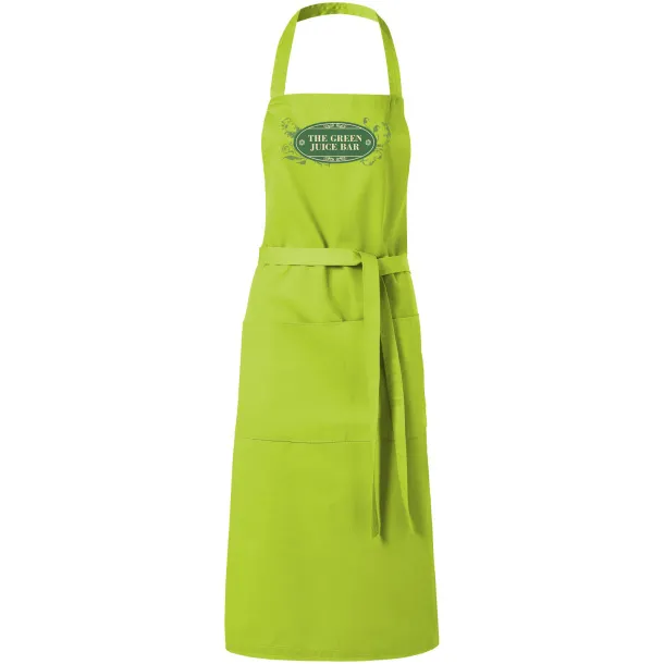 Viera apron with 2 pockets Lime