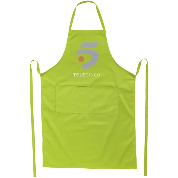 Viera apron with 2 pockets - Unbranded Lime