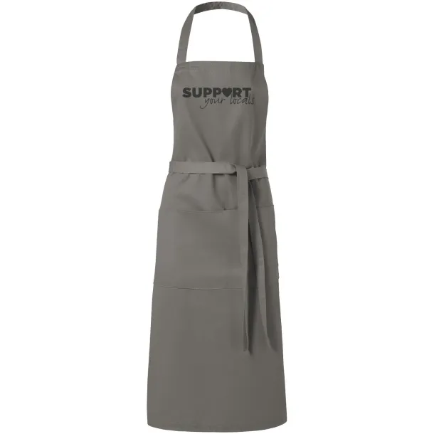 Viera apron with 2 pockets Grey