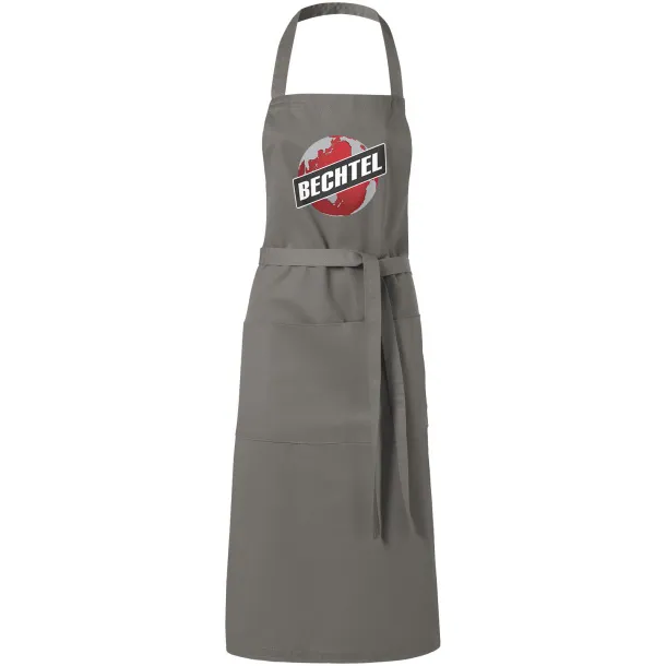 Viera apron with 2 pockets Grey