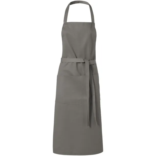 Viera apron with 2 pockets - Unbranded Grey