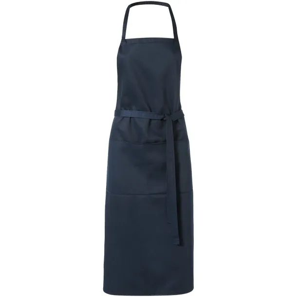 Viera apron with 2 pockets Navy Blue