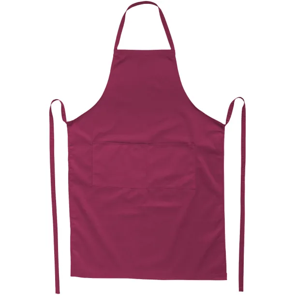 Viera apron with 2 pockets Burgundy