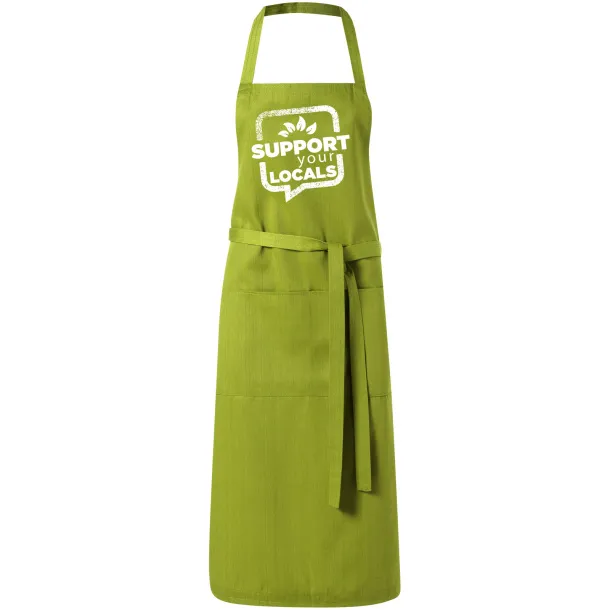 Viera apron with 2 pockets - Unbranded Zelena