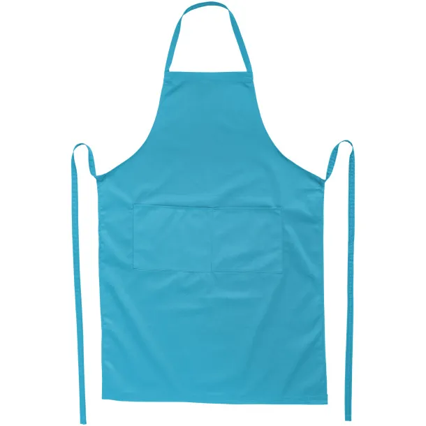 Viera apron with 2 pockets - Unbranded Aqua blue