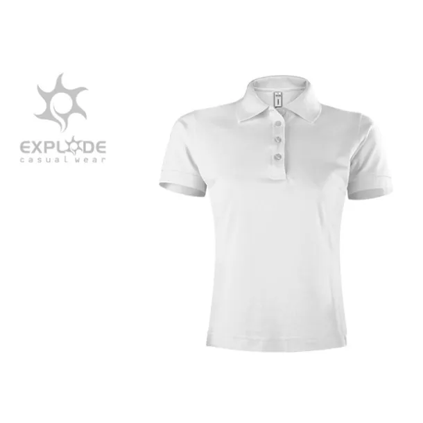 SUNNY women’s polo shirt - EXPLODE White