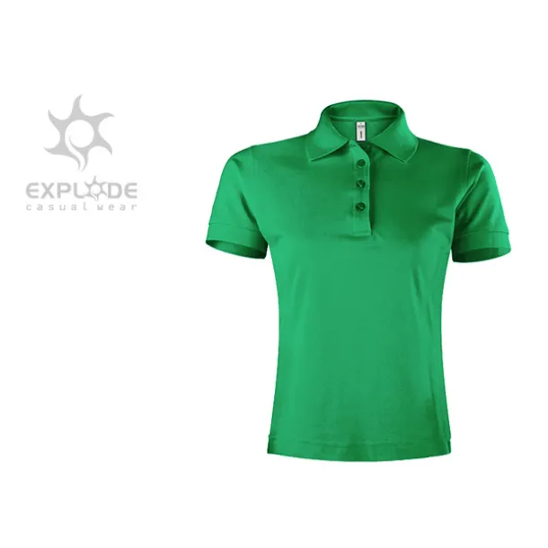 SUNNY women’s polo shirt - EXPLODE Kelly green