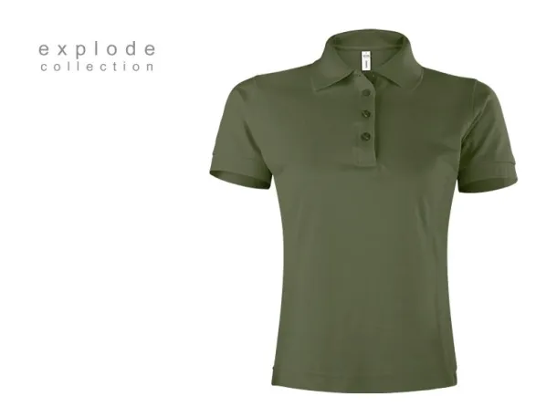 SUNNY women’s polo shirt - EXPLODE Olive green