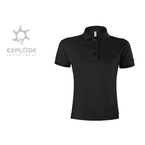SUNNY Ženska polo majica kratkih rukava, 180g/m2 - EXPLODE Crna