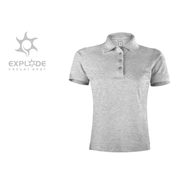 SUNNY women’s polo shirt - EXPLODE Ash gray