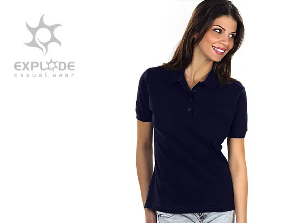 SUNNY women’s polo shirt - EXPLODE Blue