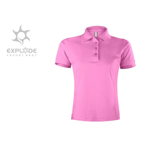 SUNNY women’s polo shirt - EXPLODE Ružičasta